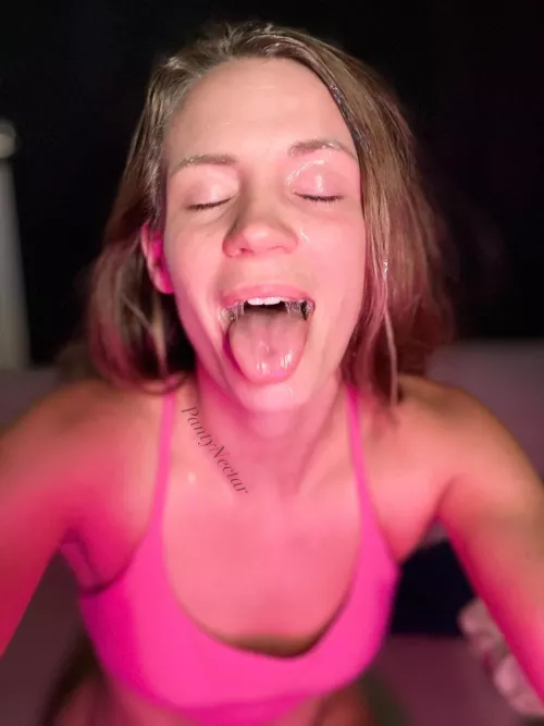 Put another load across my face 