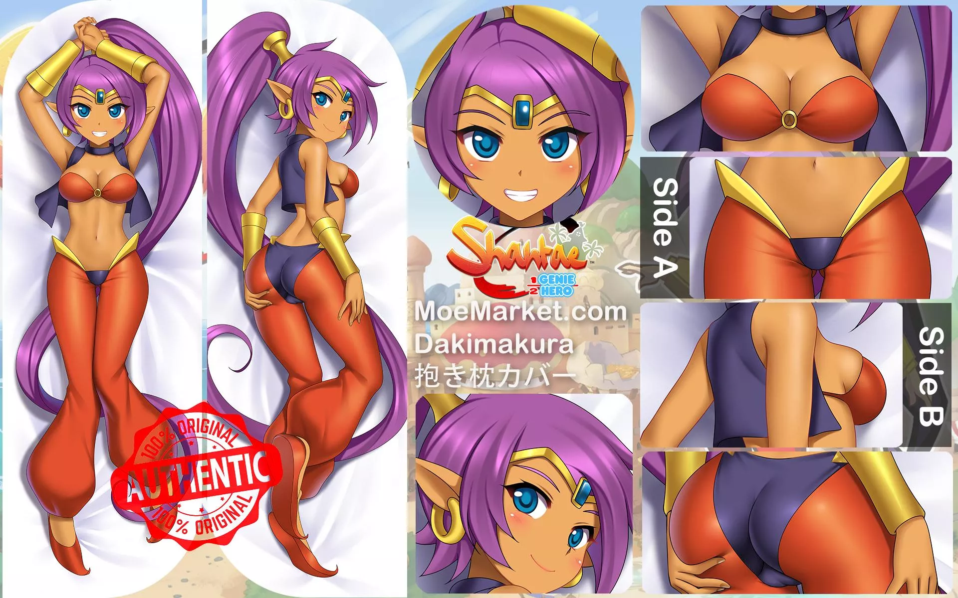 Shantae Body Pillow (artist: YUJ)
