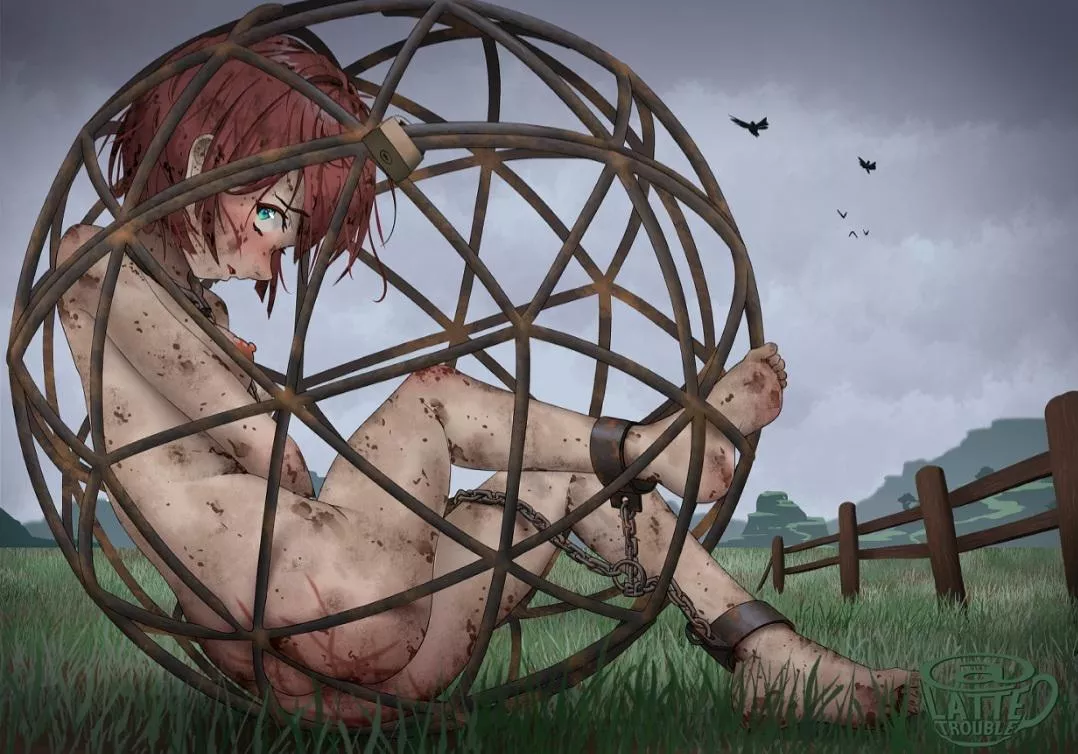 She has been behaving quite well lately, as a reward she is allowed some time outside to roll around on her own 