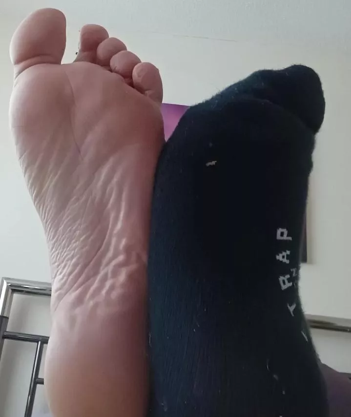 Socks on or off??