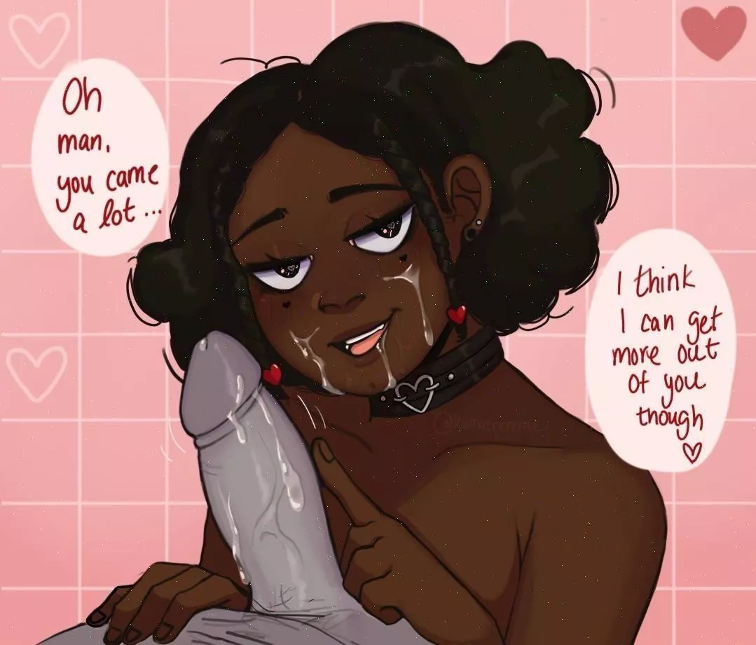 [W] someone’s a little excited (kumasncreme)