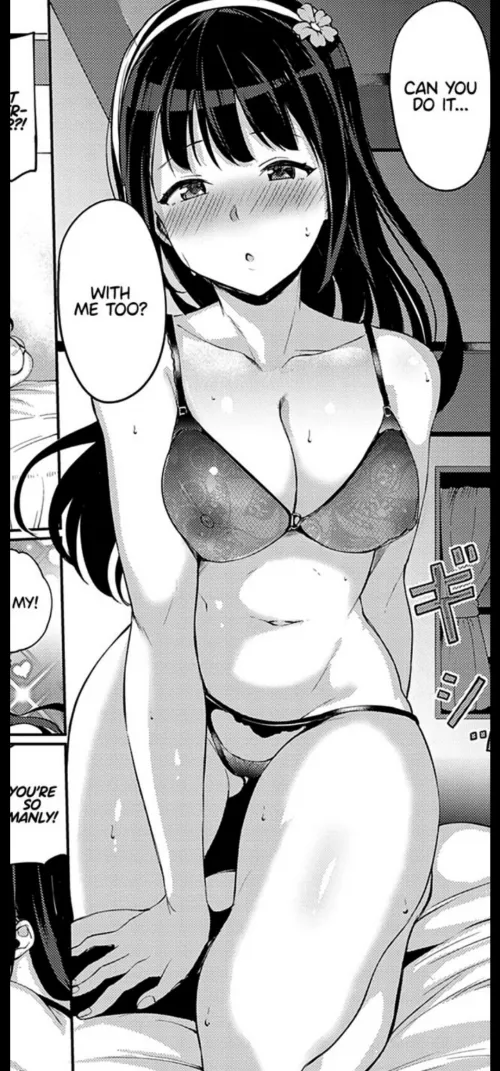 When your cute girlfriend feel horny