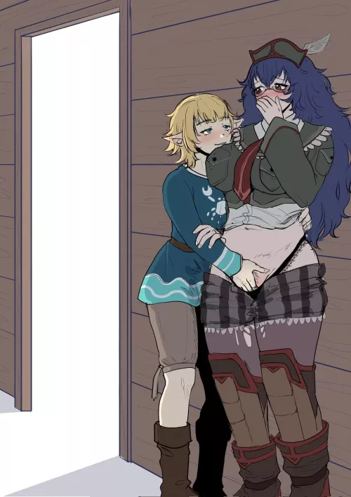 Woop, woop, the elf has some very dexterous hands, doesn't he?