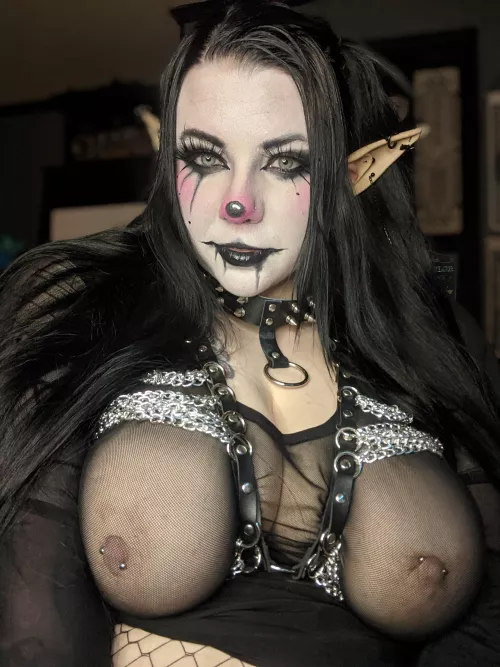 You suck on my huge tits, and I'll suck your cock