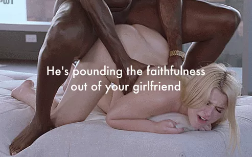 Your PAWG girlfriend loves that fat BBC inside her