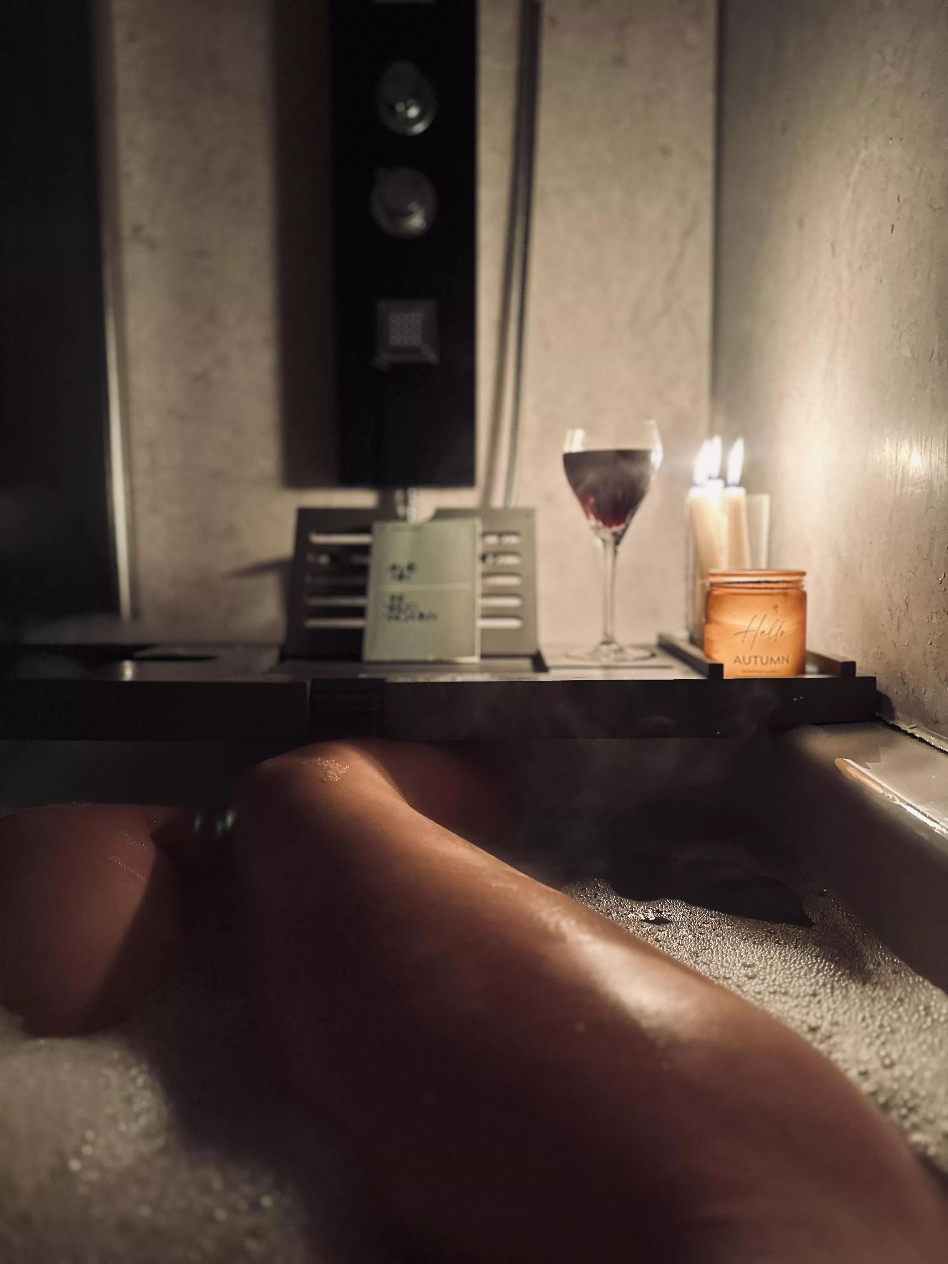 As I sink deeper into my hot bath, steam curls around me, and I devour erotica. Tonight, every sip, every word, every indulgent moment is mine alone. But perhaps I’ll let you watch from the shadows, knowing you’re here only to admire, to want. Becaus