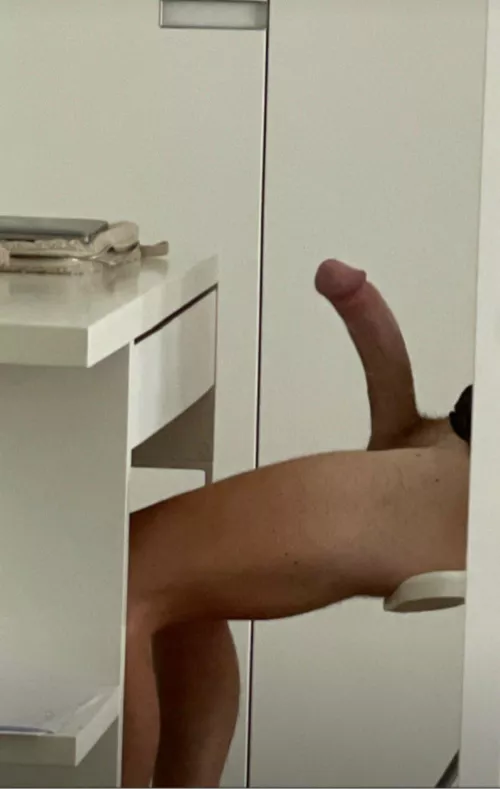 Bit of a different angle of my big cock 