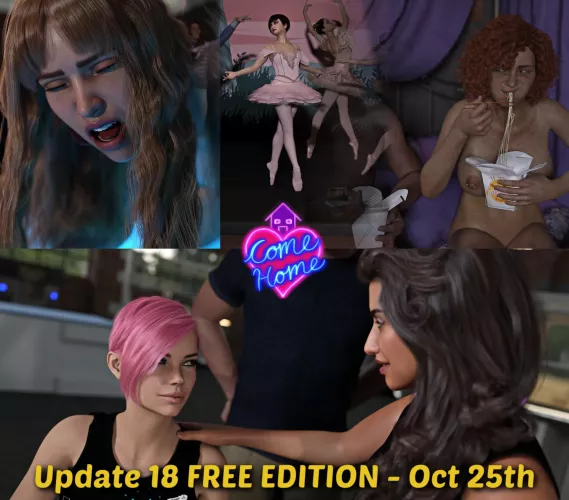 [Come Home] update 18 free edition just released on Steam and Itch.
