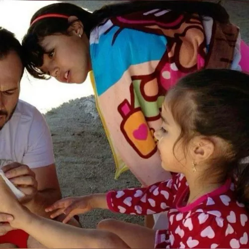 Eliseo Imperial✝️ with daughters of his cousin Mayito Gordo - Claudia Zambada Benitez and Mayi Zambada Felix. 
