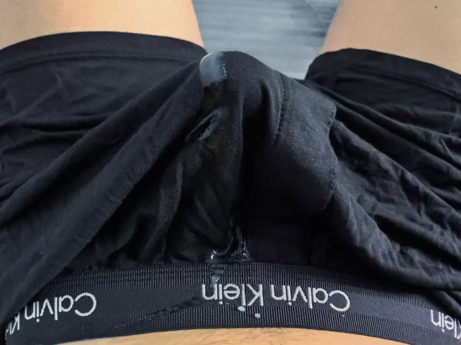 Got too excited and ruined my boxer shorts