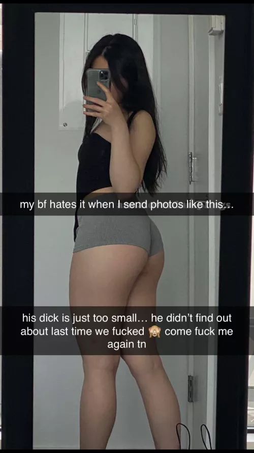 his cock is too small… need to be filled up by a BWC 🤤 