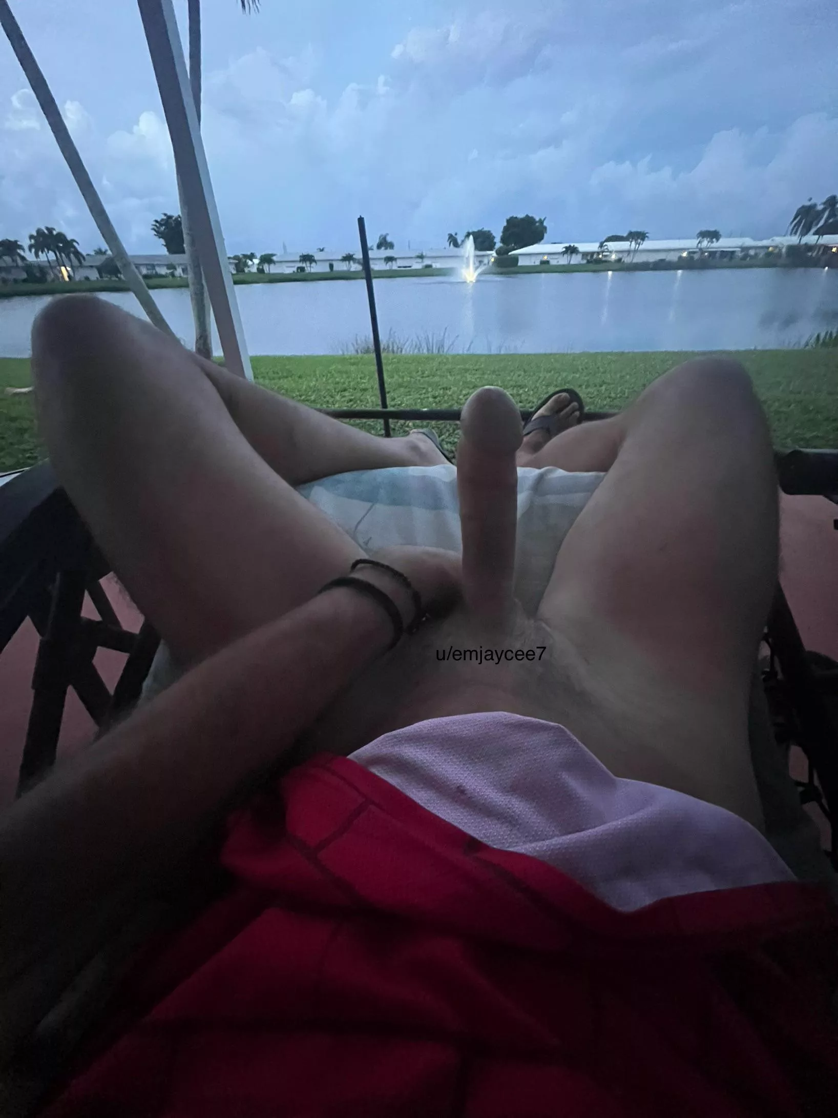 Hoping my cute neighbor sees