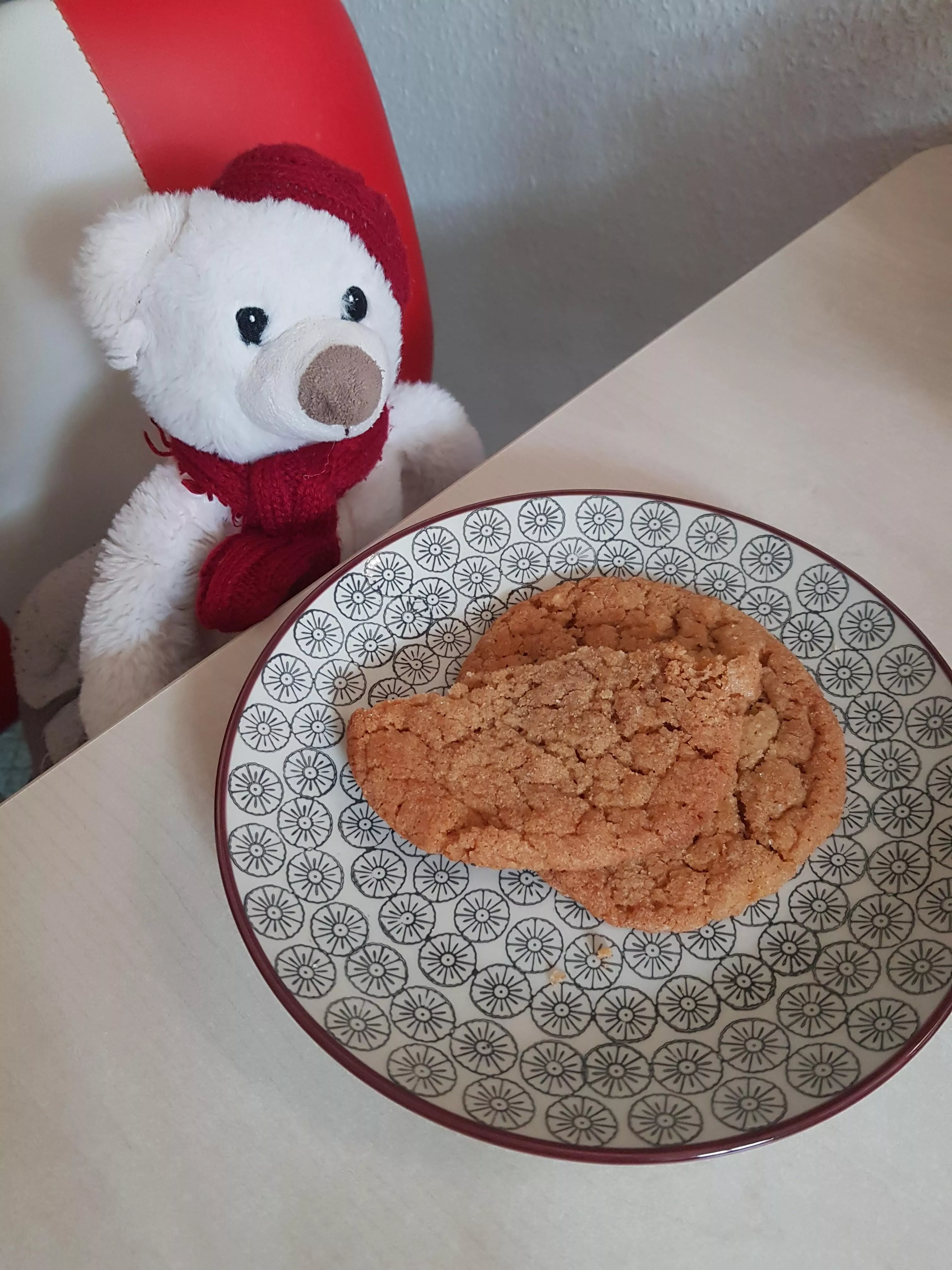I bakeds pumpkin and syrup shortbread cookies 