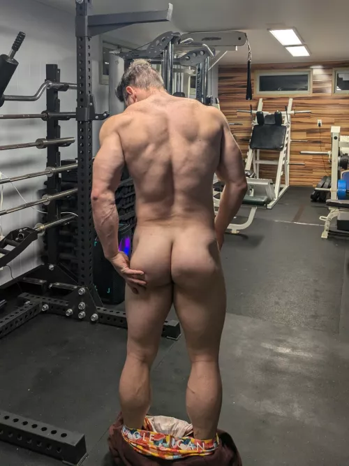 In the gym 