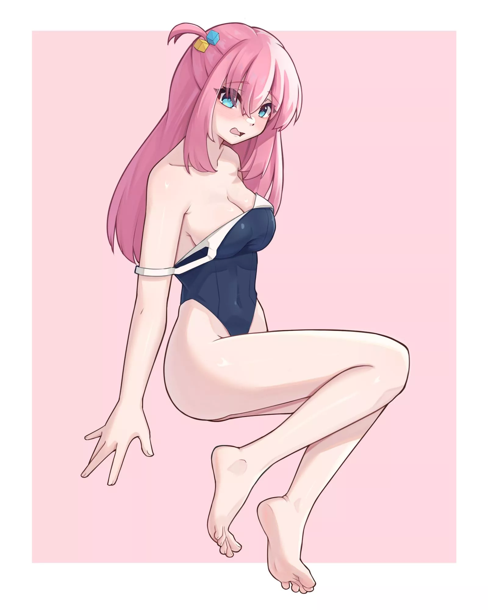 My fanart of Bocchi (This might be a better place to post) (@pyruvatedh)