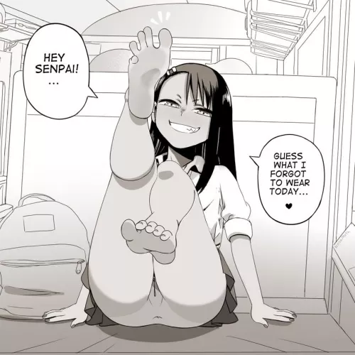 Nagatoro didn't wear socks