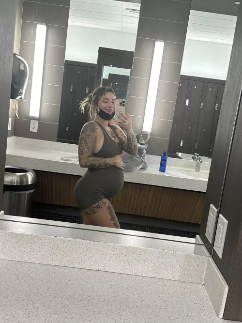 Only places I went during this pregnancy were the gym 🤣