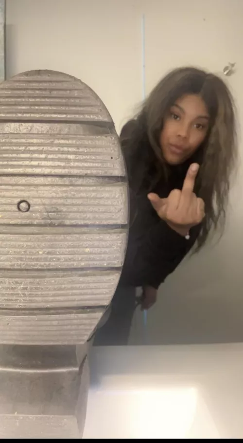 POV FROM THE END IF MY BOOT. NOW STICK YOUR TONGUE OUT. 😈✨