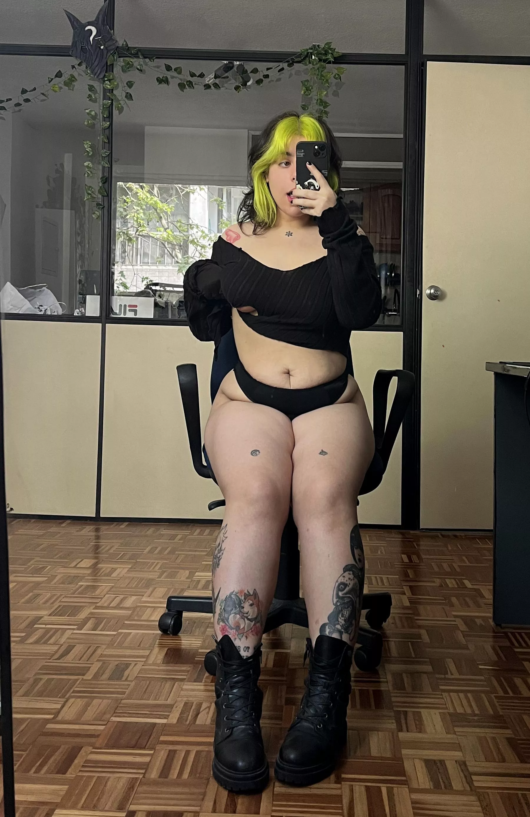 Rate my chubby tummy hehe