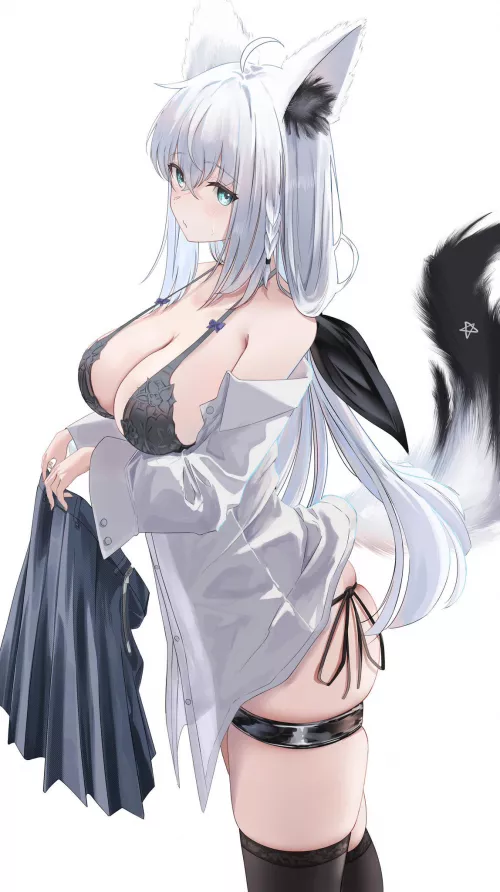 [Shirakami Fubuki] Changing chlothes