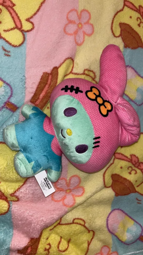 [snuggle saturday] my cute melody plush i rub my pussy on! 