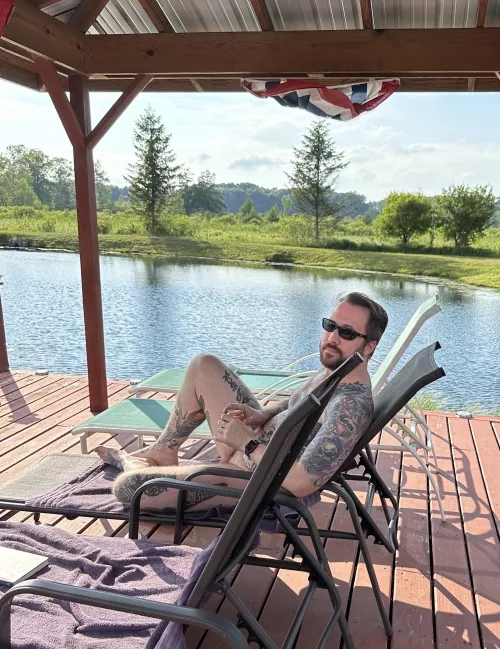 Taking in the scenery