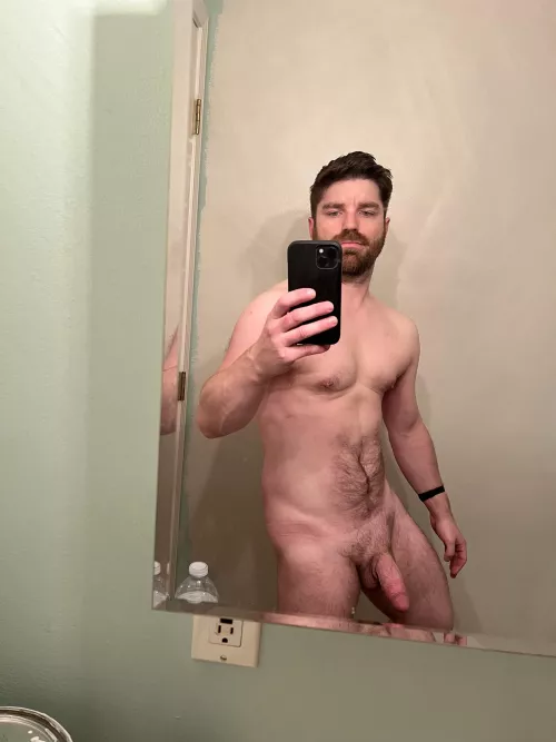 Time for a post woodworking day shower. I need company. 