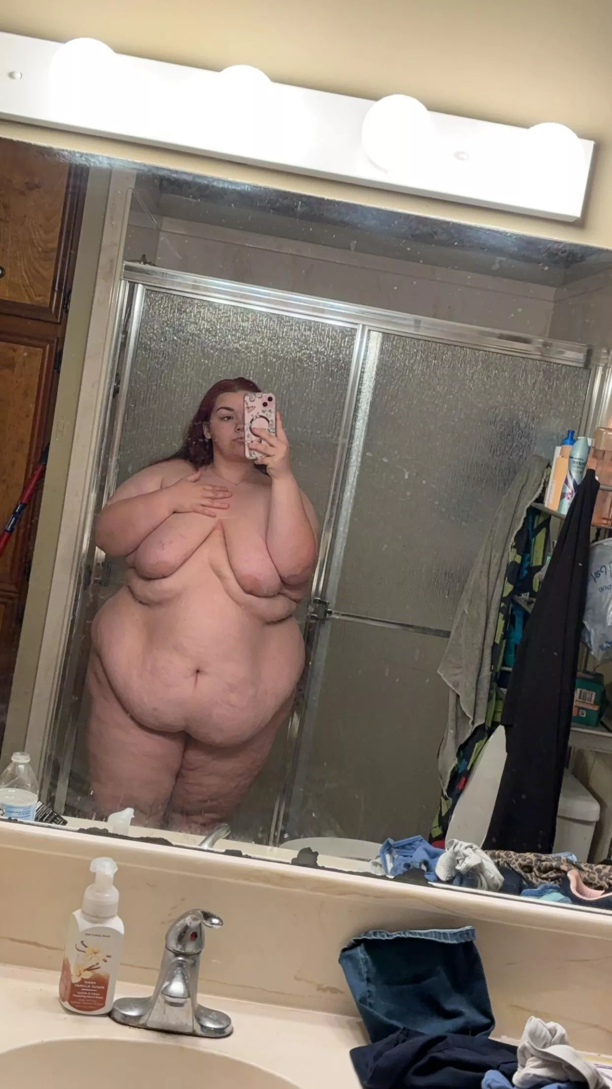 time to get clean 🧼 before i get dirty 