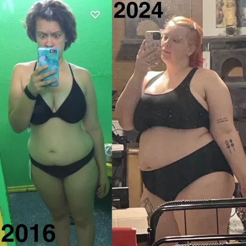 Wanted to give y’all a comparison update 🫶 