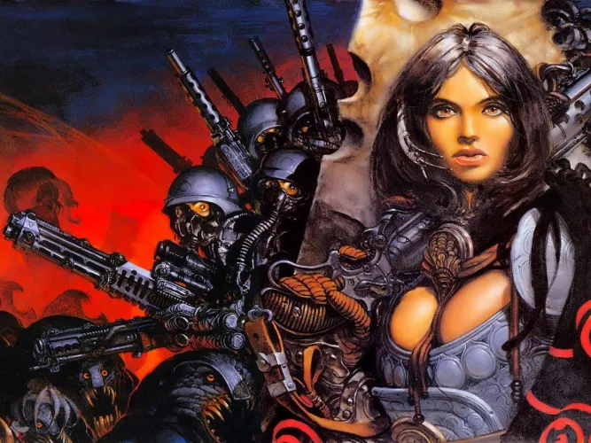 Warrior of the future by Juan Jimenez 