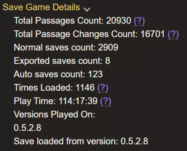 What are all of your Play Times?