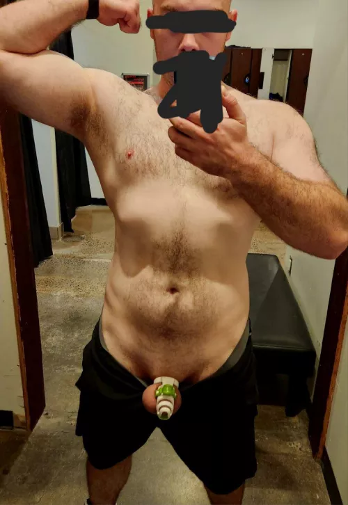 What if you walked in on me like this at the gym? 