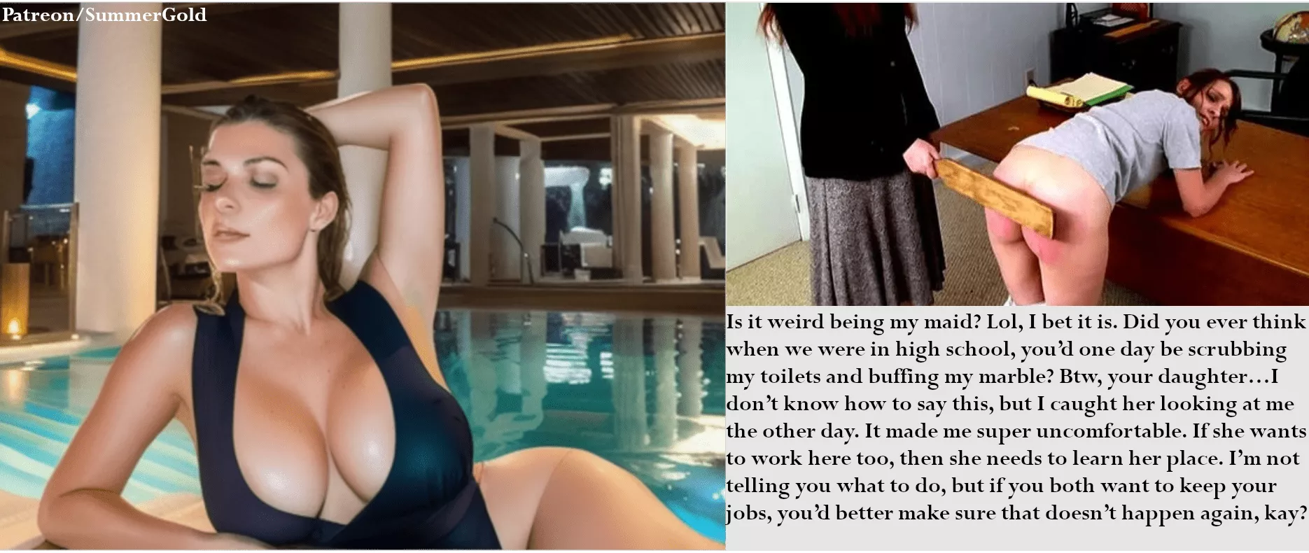 Working for her bully 