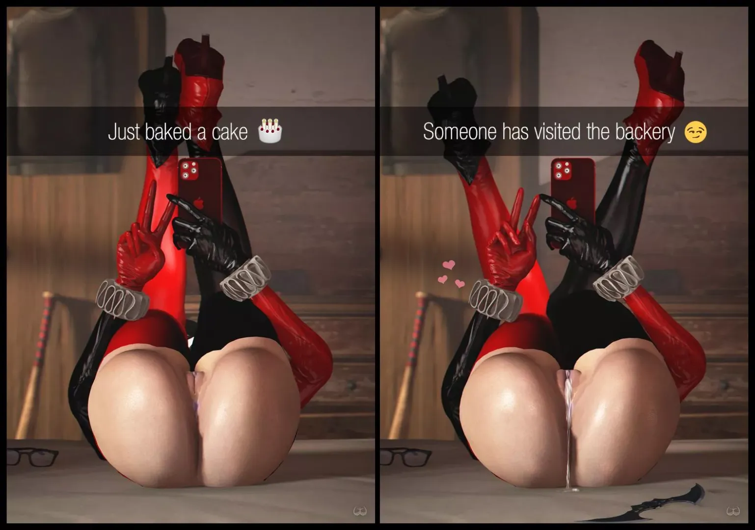 Baked Goods with Harley Quinn [DC, Batman] (Wildly)