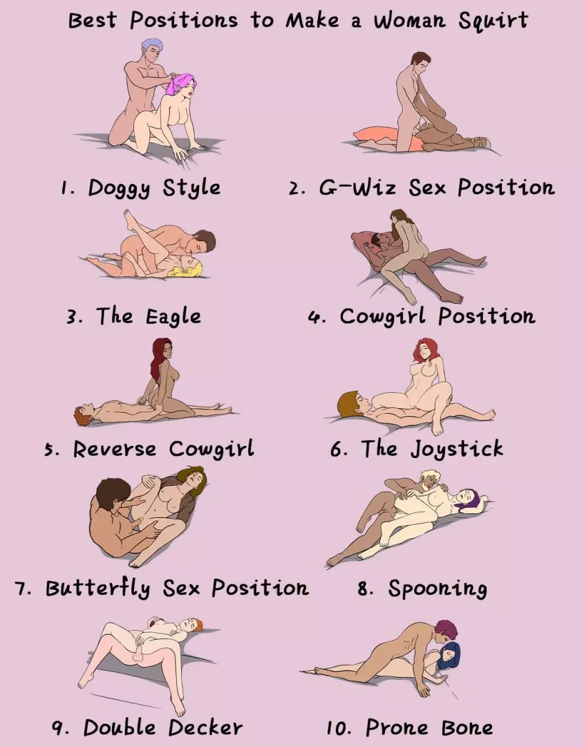 Best Positions to Make a Woman Squirt