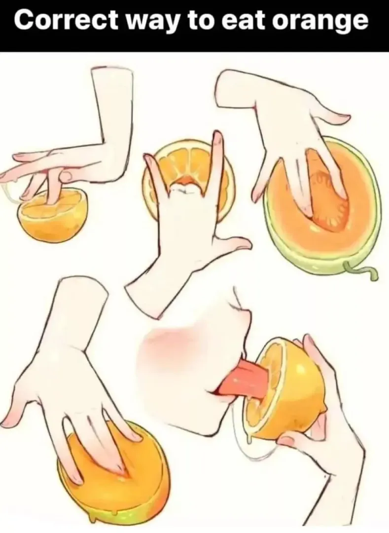 Correct way to eat 