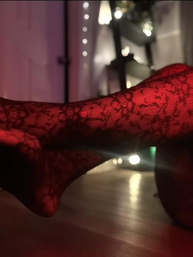 Do my fishnets make you weak? 