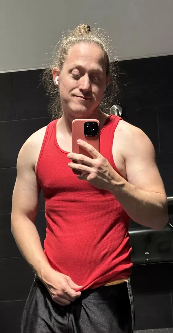 During gym snap