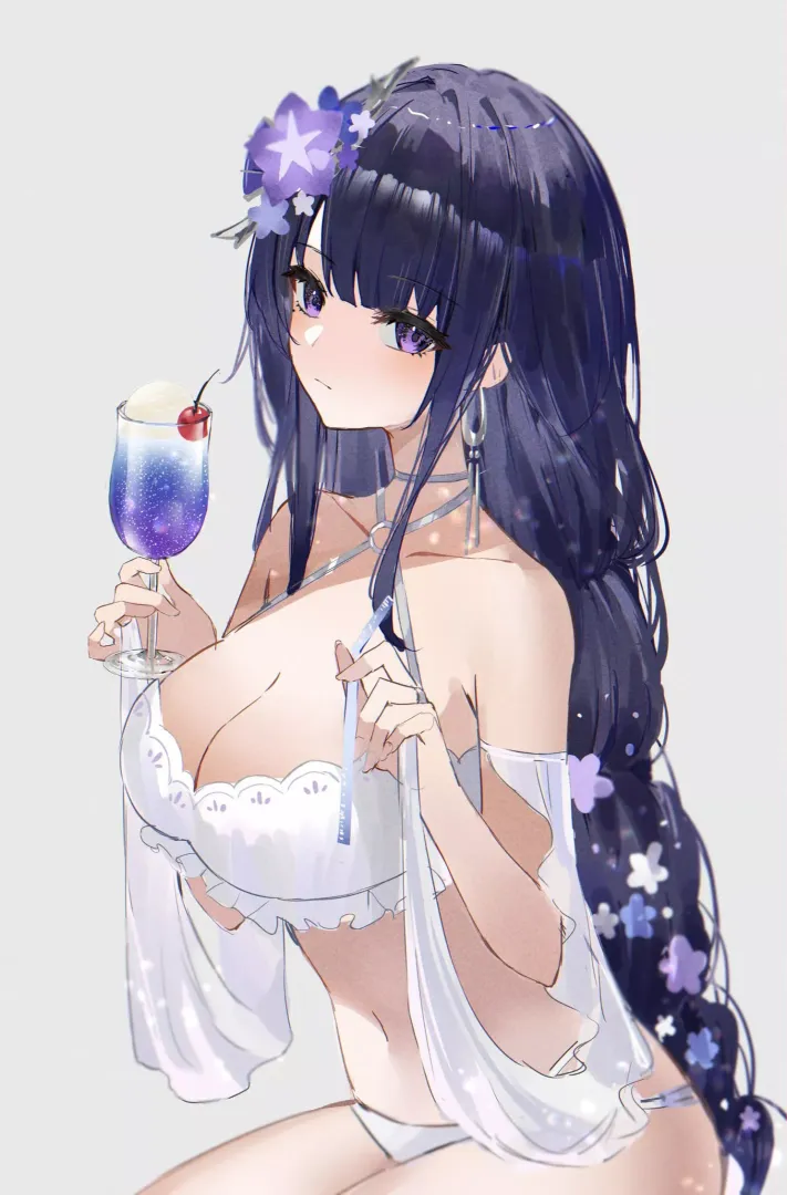 Enjoying a ice cream soda