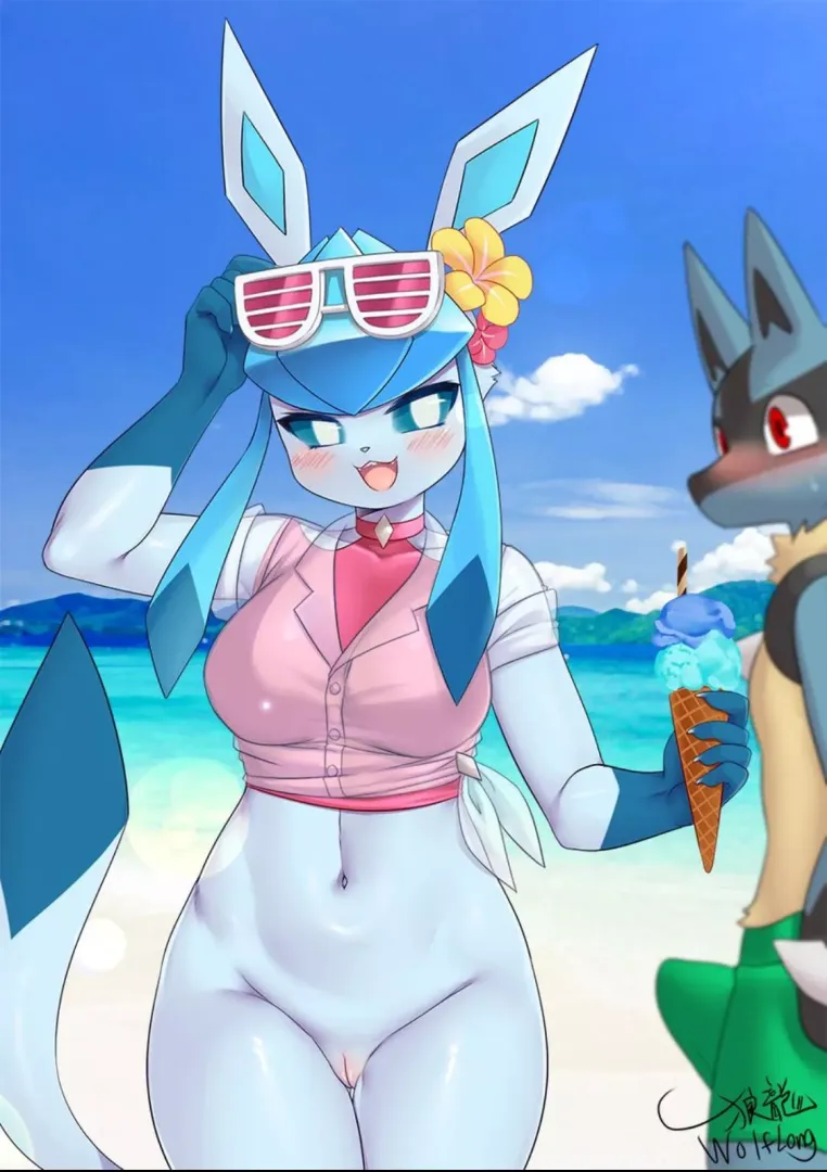 “Everyone is staring, must be jealous of my ice cream!”