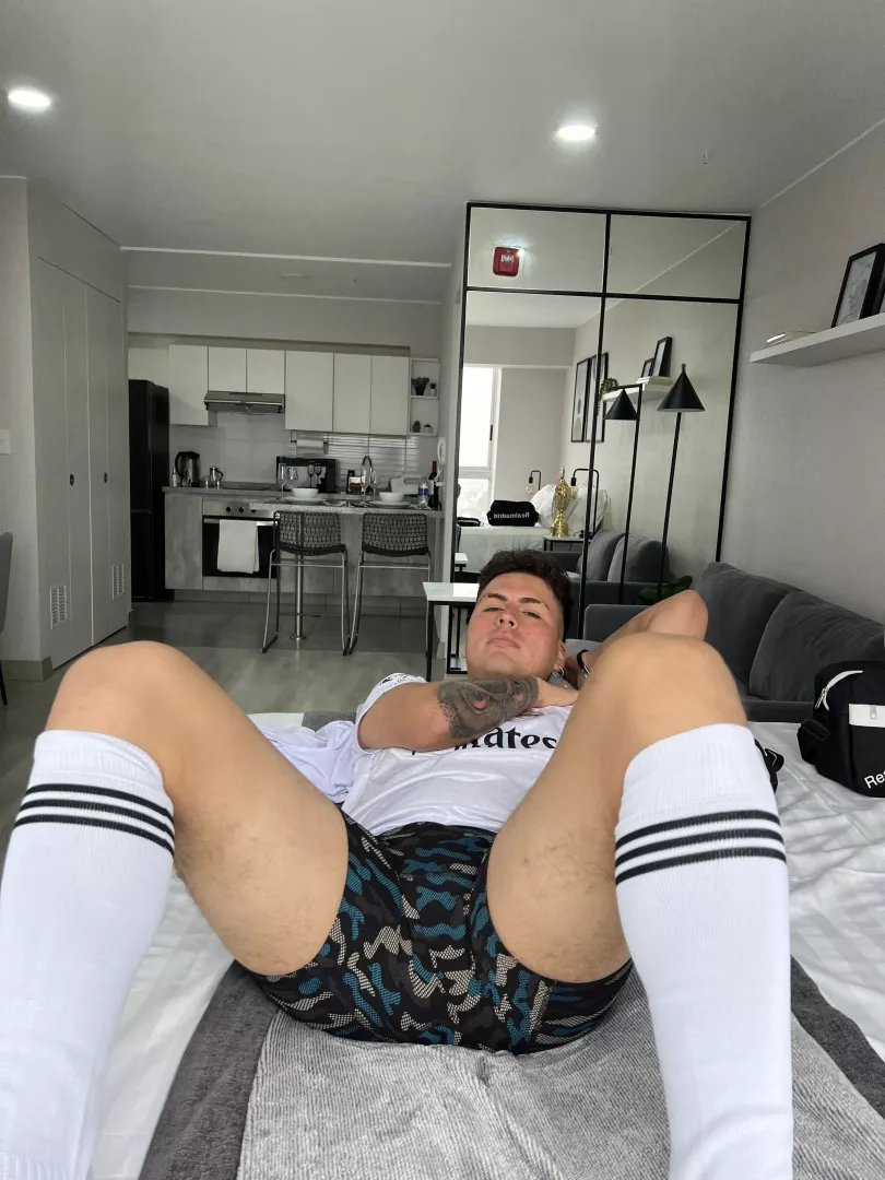 If my bulge looks tempting to you, would you like to play with it later? Haha
