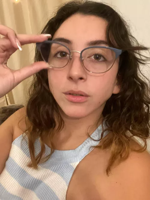 I'll keep My glasses on while we play