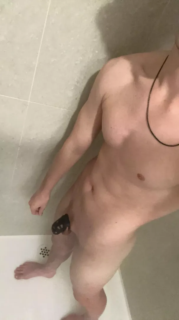 Locked twink sub