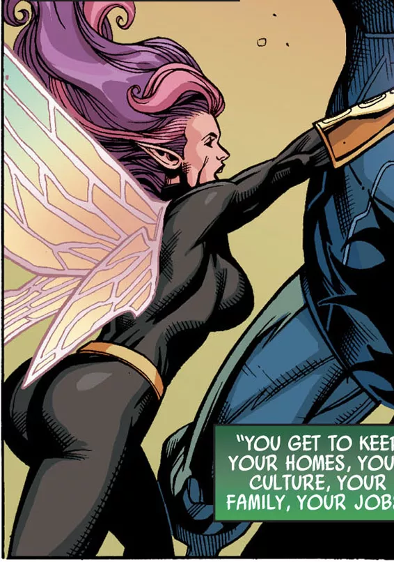Pixie is a total shortstack [Secret Invasion (2008), #6]