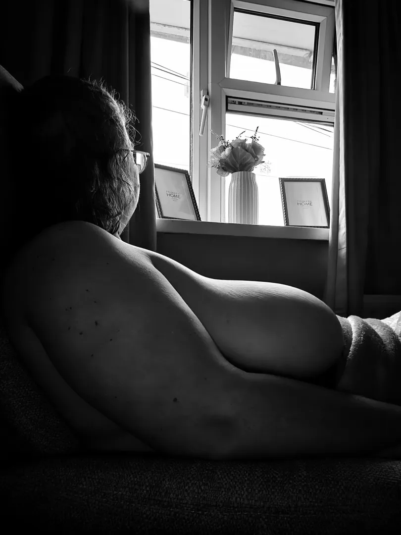 Watching the sun rise. 
