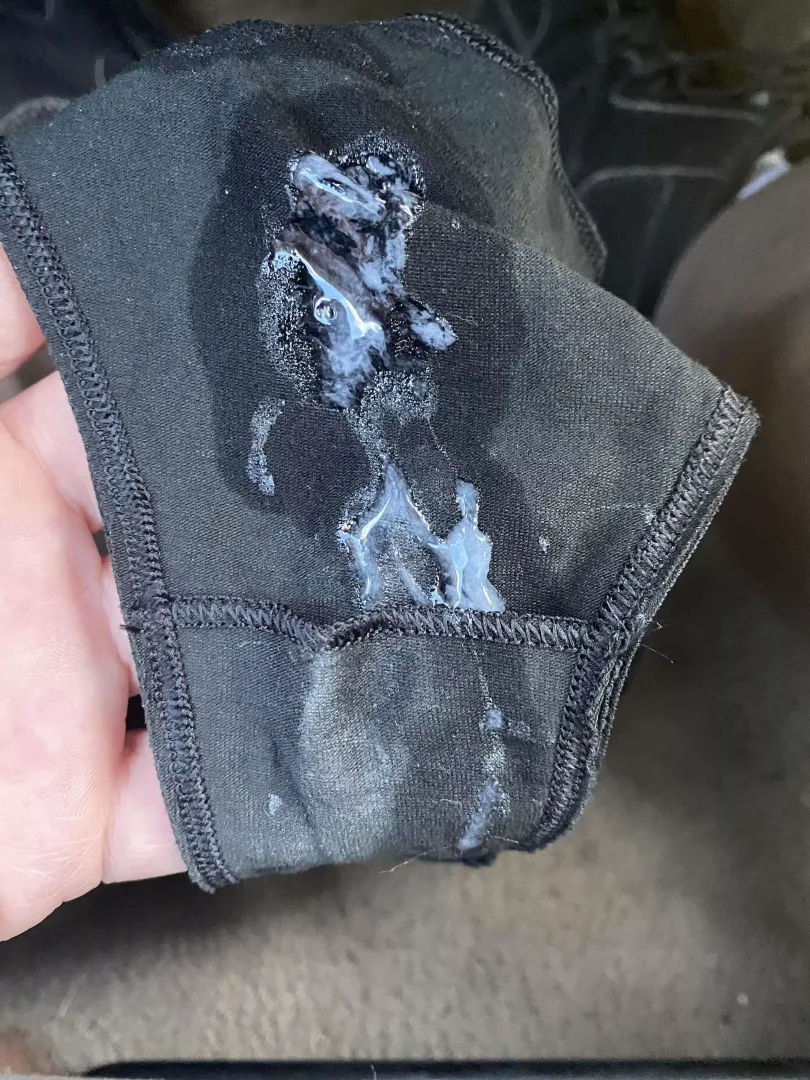 Wifes panties after work. 