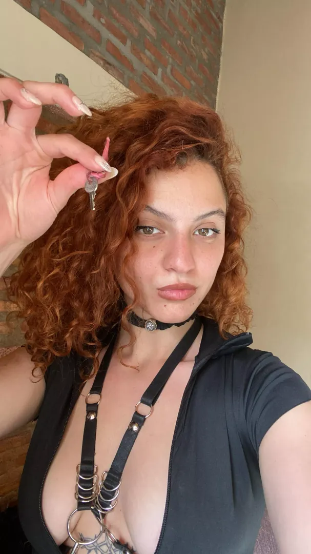 Write your size and I will decide if chastity or punishment
