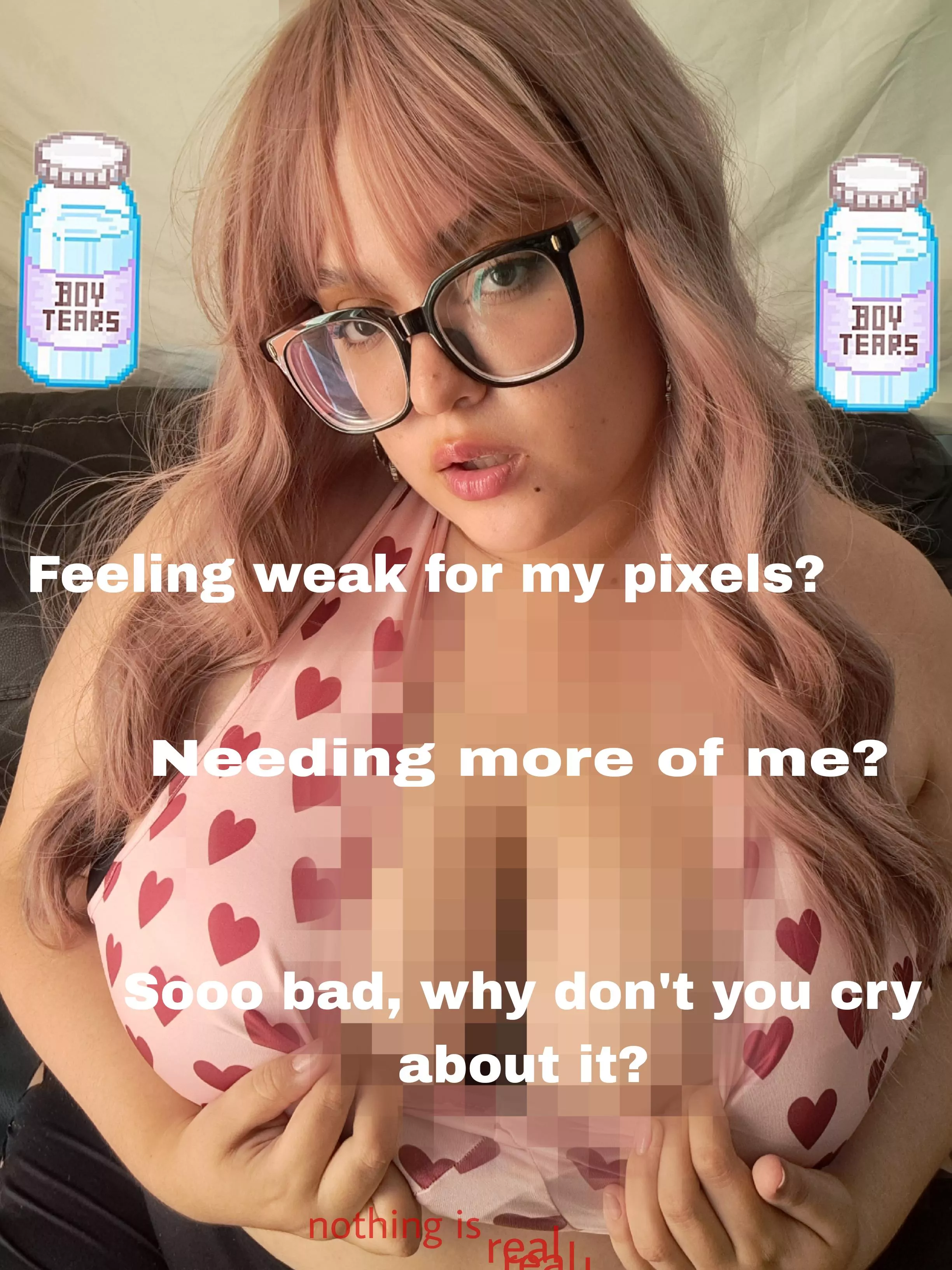 You're so weak is not even that fun, make it better and send your whole paycheck 🤏