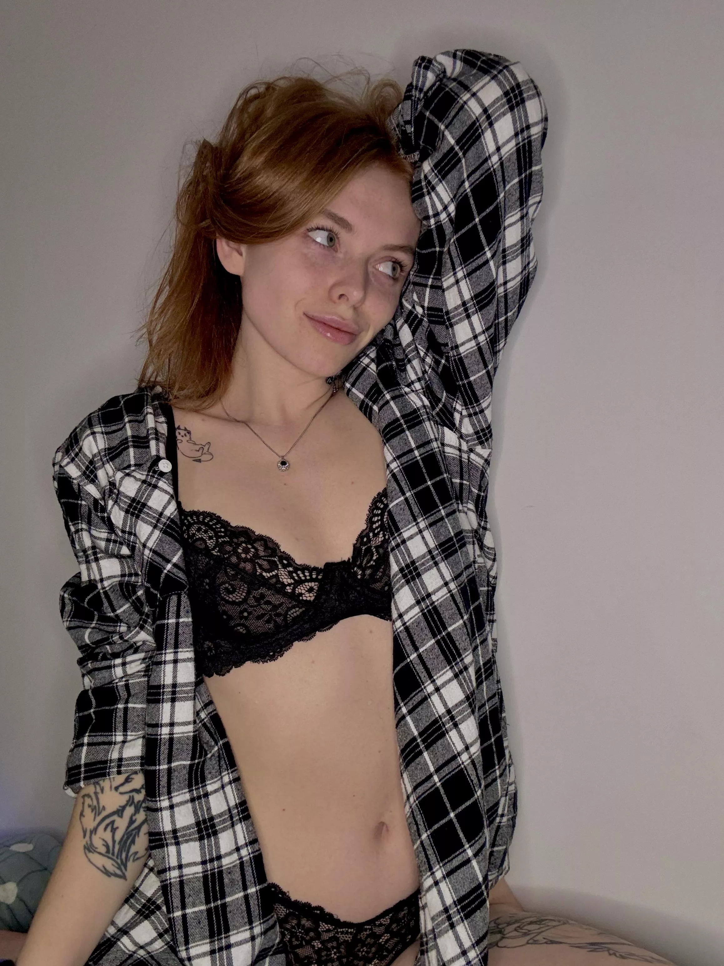 a little embarrassed 