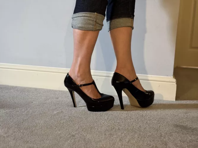 All ready for a shoe job 